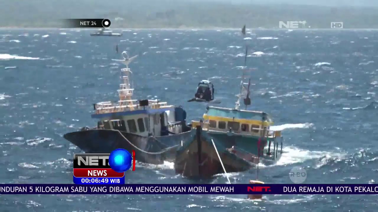 Sebanyak 18 Kapal Nelayan Asing Ditenggelamkan - NET 24