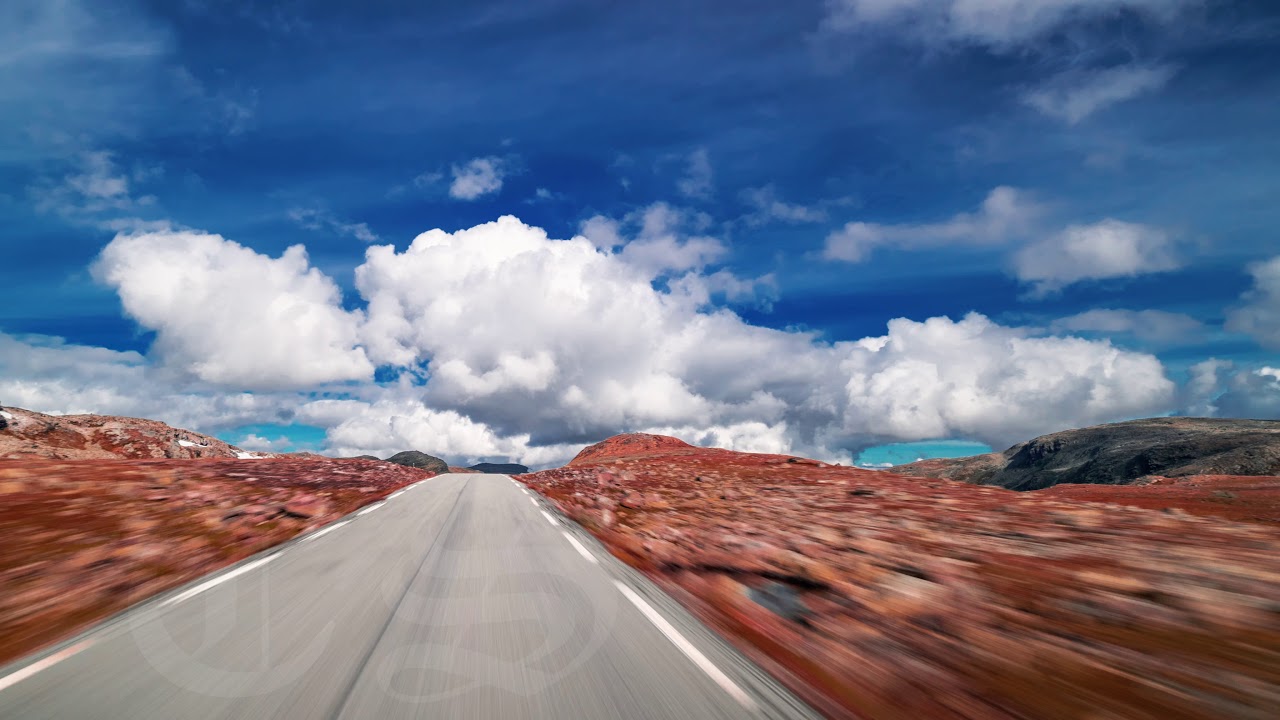 Aurlandsvegen road 4K