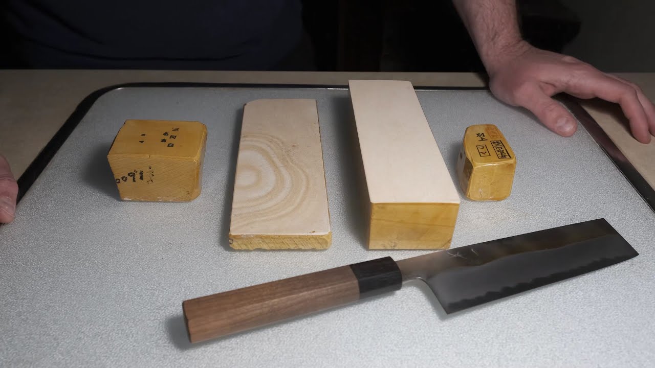 Koma Mikawa Nagura Japanese Natural Stones Whetstones JNATs - Polishing, Sharpening, Example, Uses