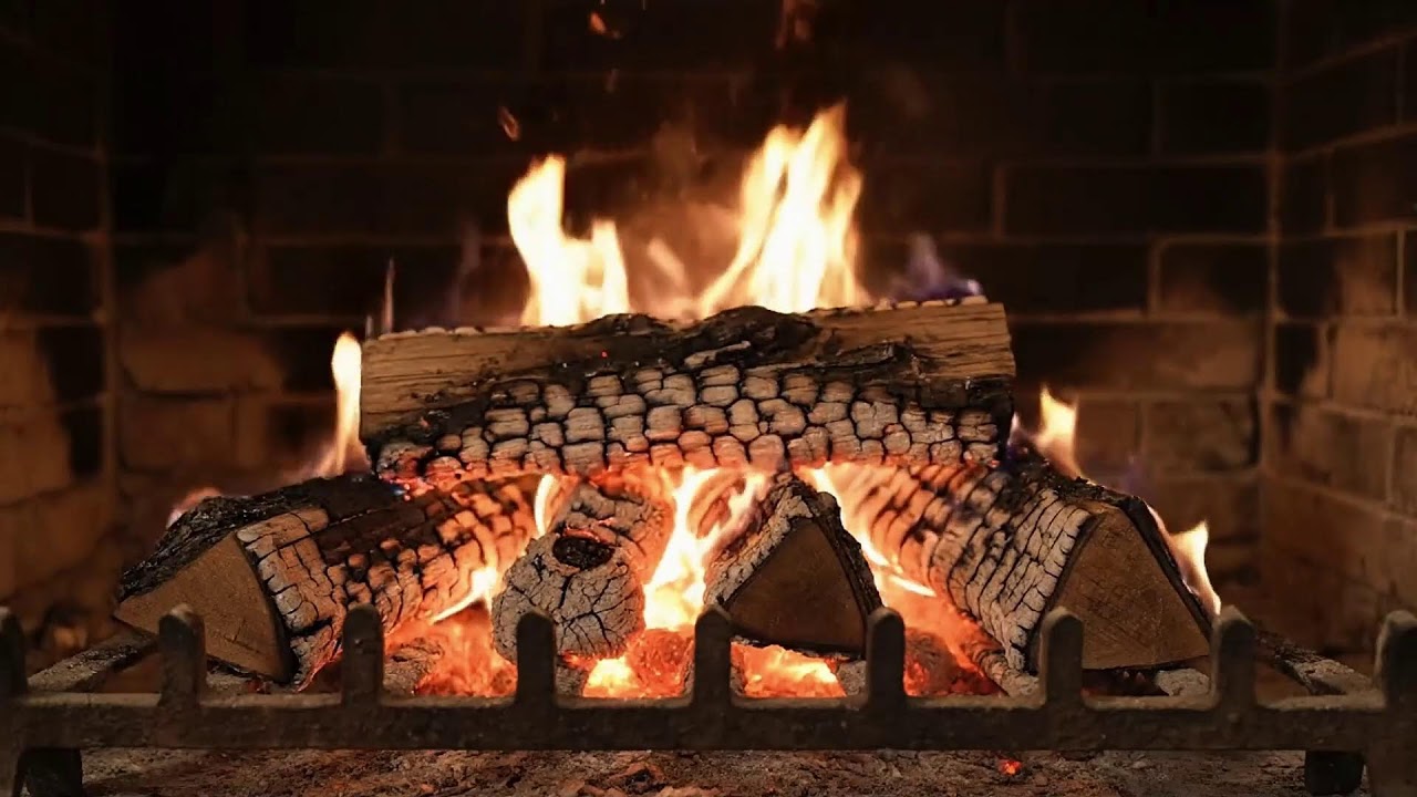 Perfect Soothing Fireplace Ambience for Stress Relief | Natural Crackling Fire