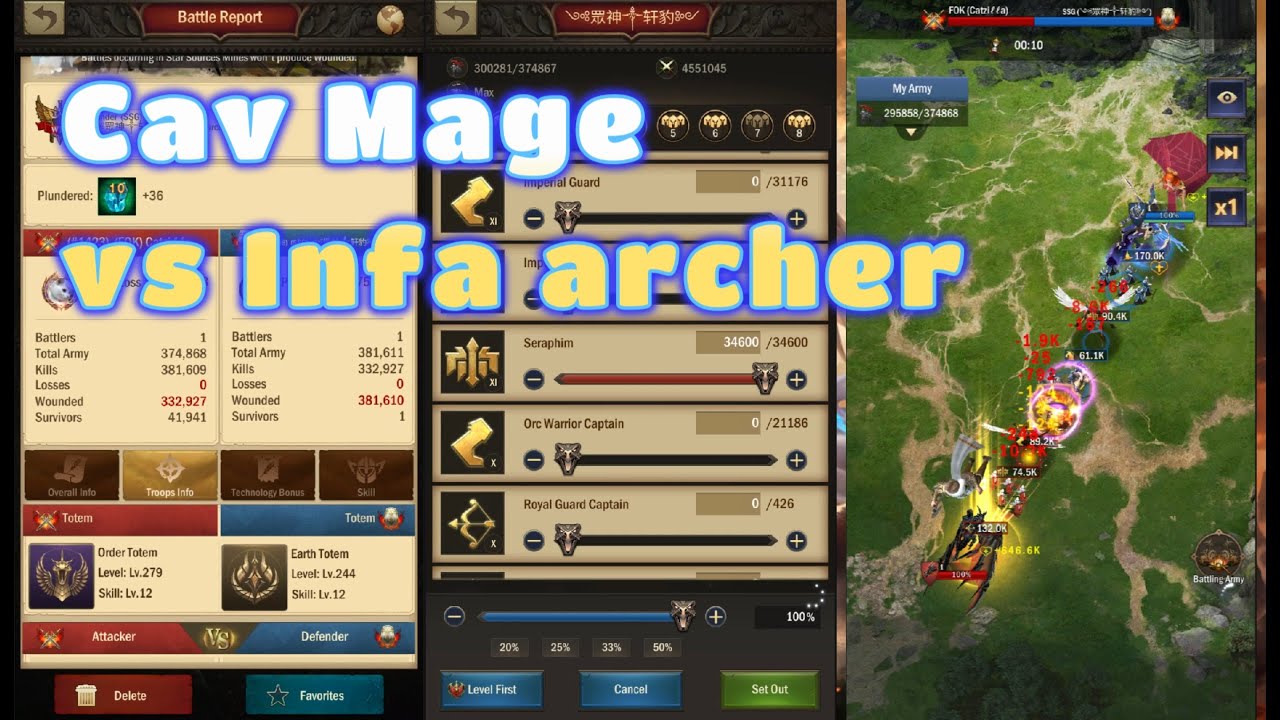 War and Order : countering Cav mages with infantry Archers