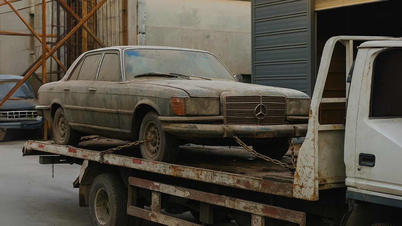 Found a 70s Mercedes With Only 25k Miles — You Won’t Believe How It Looks Now.