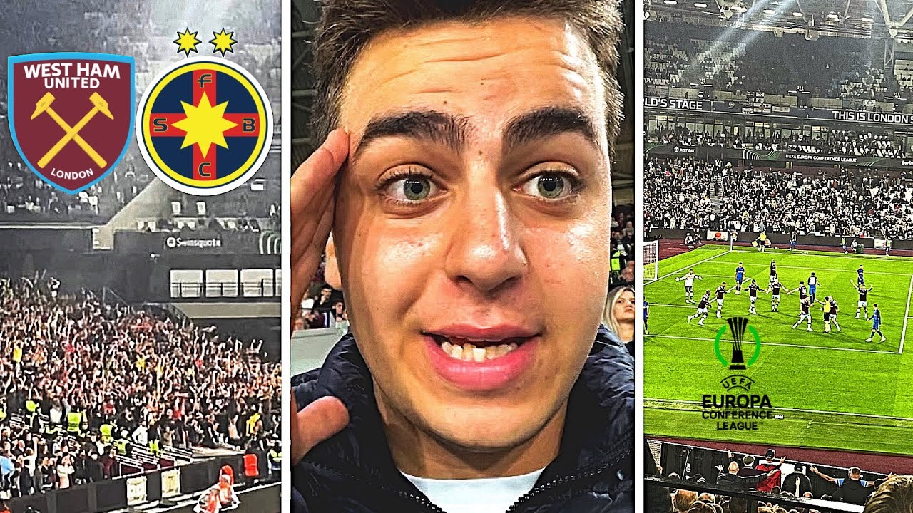 10,000 CRAZY ROMANIAN FANS TAKEOVER at West Ham vs FCSB! - Europa Conference League