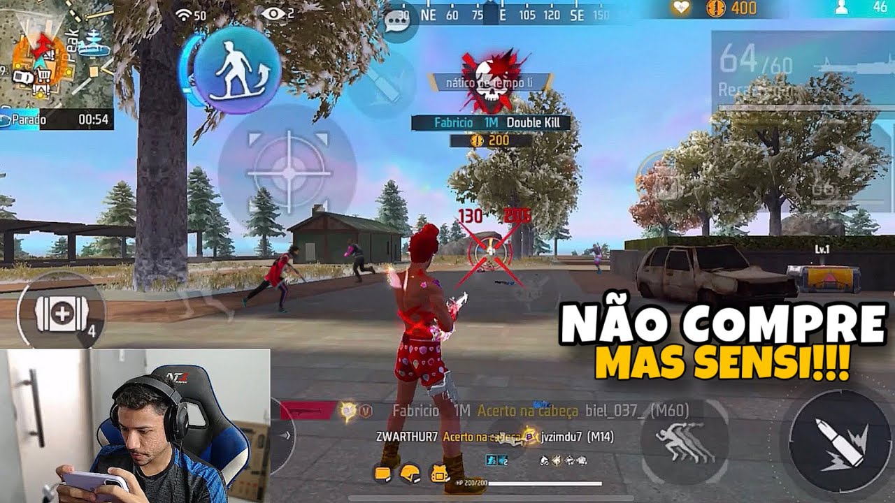 O VERDADEIRO SEGREDO!!🤫 ENSINANDO COMO AJUSTA SUA SENSIBILIDADE para não comprar sensi fake no jogo!
