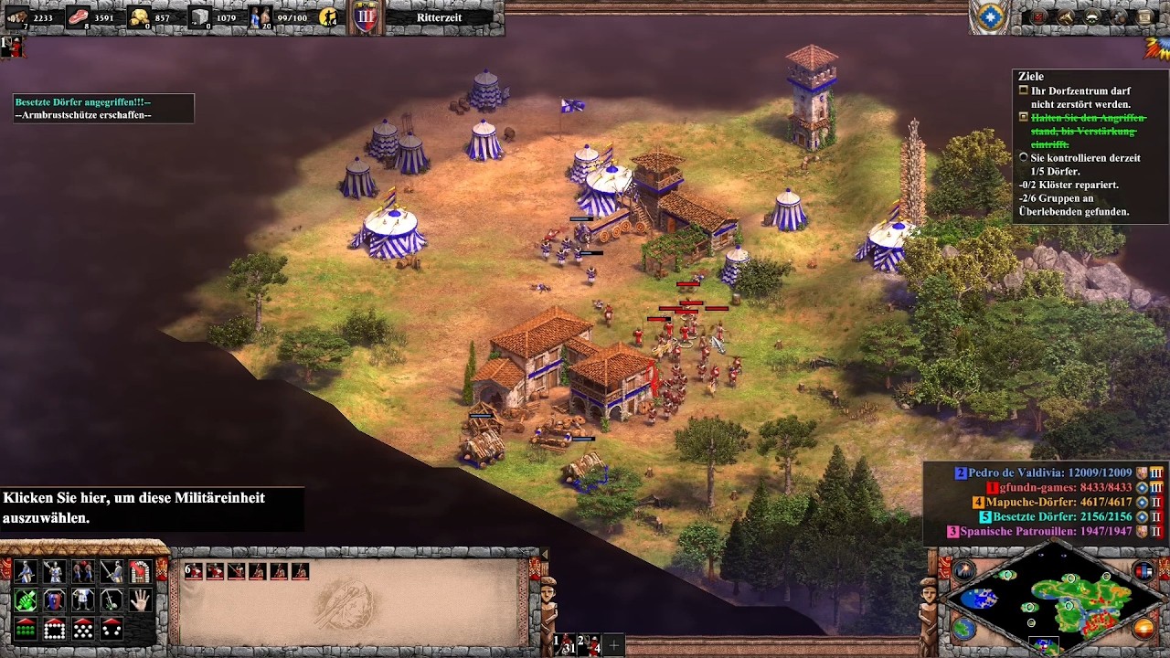 Die Verstärkung der Mapuche - Let's Play AoE 2: The Last Chieftains Mapuchekampagne M1 * Part 2