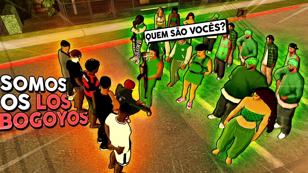 A GROVE STREET CHEGOU NA LEGACY E OS LOS BOGOYOS FORAM SE APRESENTAR DA MELHOR FORMA kkkkkkkjjj