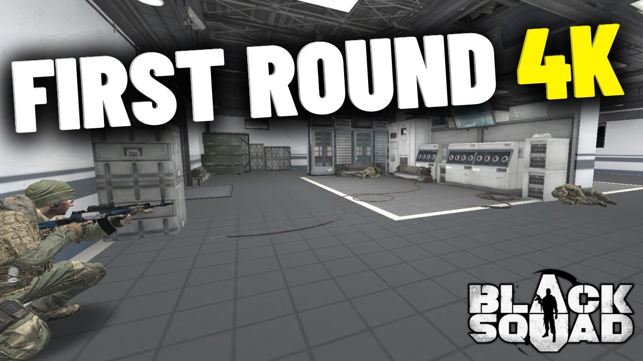 I opened this ranked game with a 4K! (Black Squad)