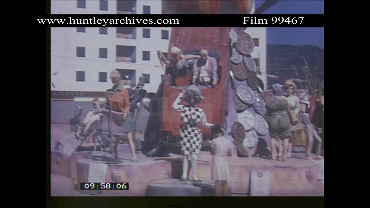 Ibiza holiday in 1966.  Archive film 99467