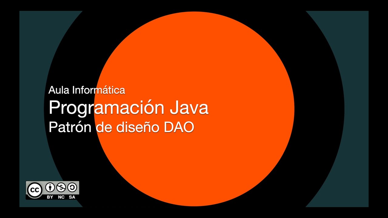 Programación Java - Patrón de diseño DAO