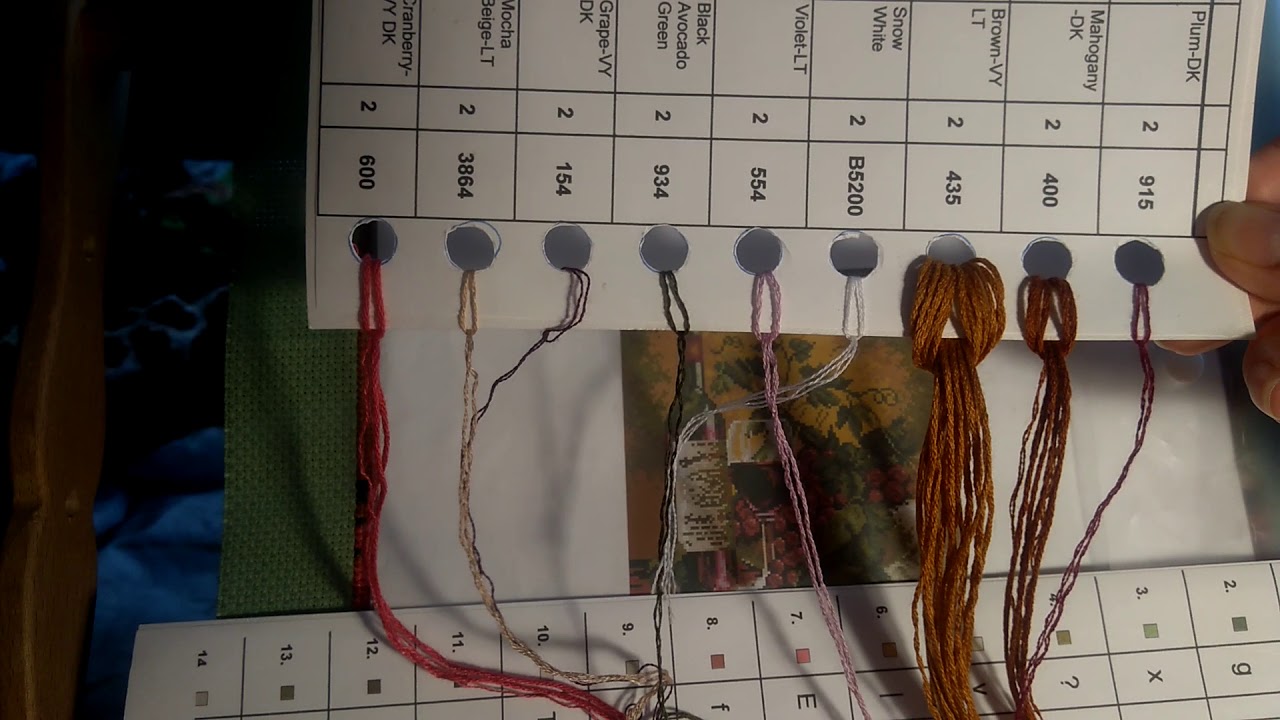 ВЫШИВАЮ Натюрморт с вином по схеме из интернета