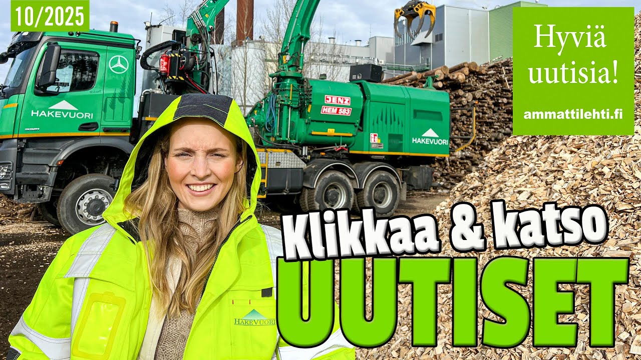 Hyviä uutisia! vko. 10/2025 - kuljetus, maarakennus ja metsäalan asiaa