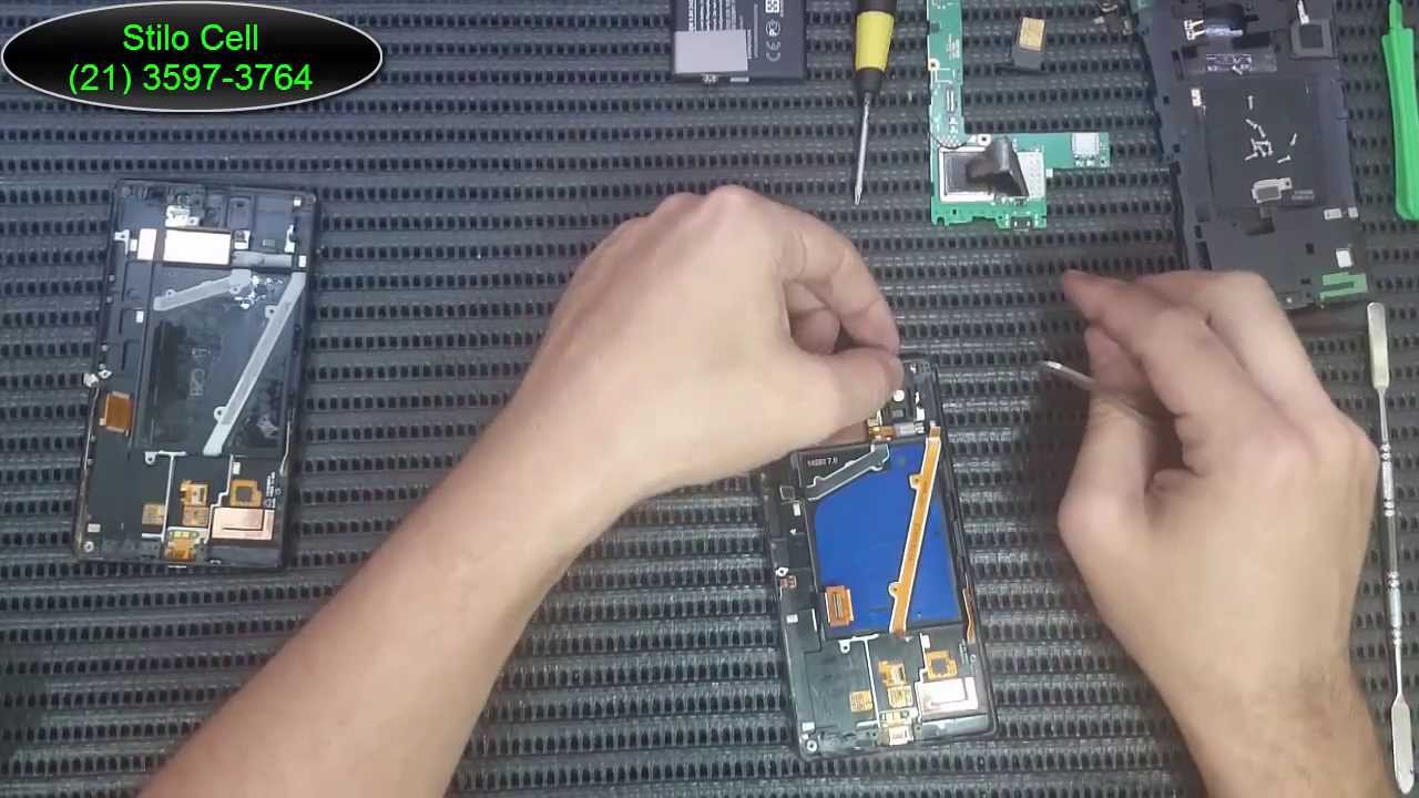 Nokia Lumia 930 troca do frontal (Touch e Display)