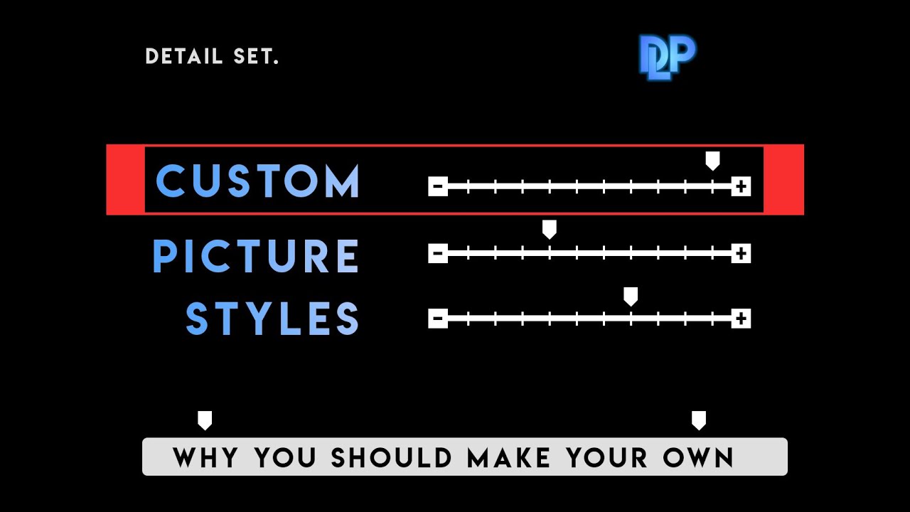How to make a CUSTOM PICTURE STYLE & why you should for CANON DSLR jpgs, raws, & cinematic video