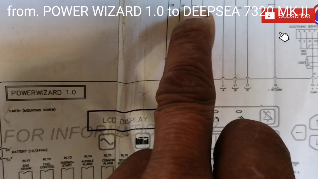 INSTALLATION OF DEEPSEA 7320 MKII STARTING CONTROL from POWER WIZARD 1.0 FG WILSON GENSET 450KVA