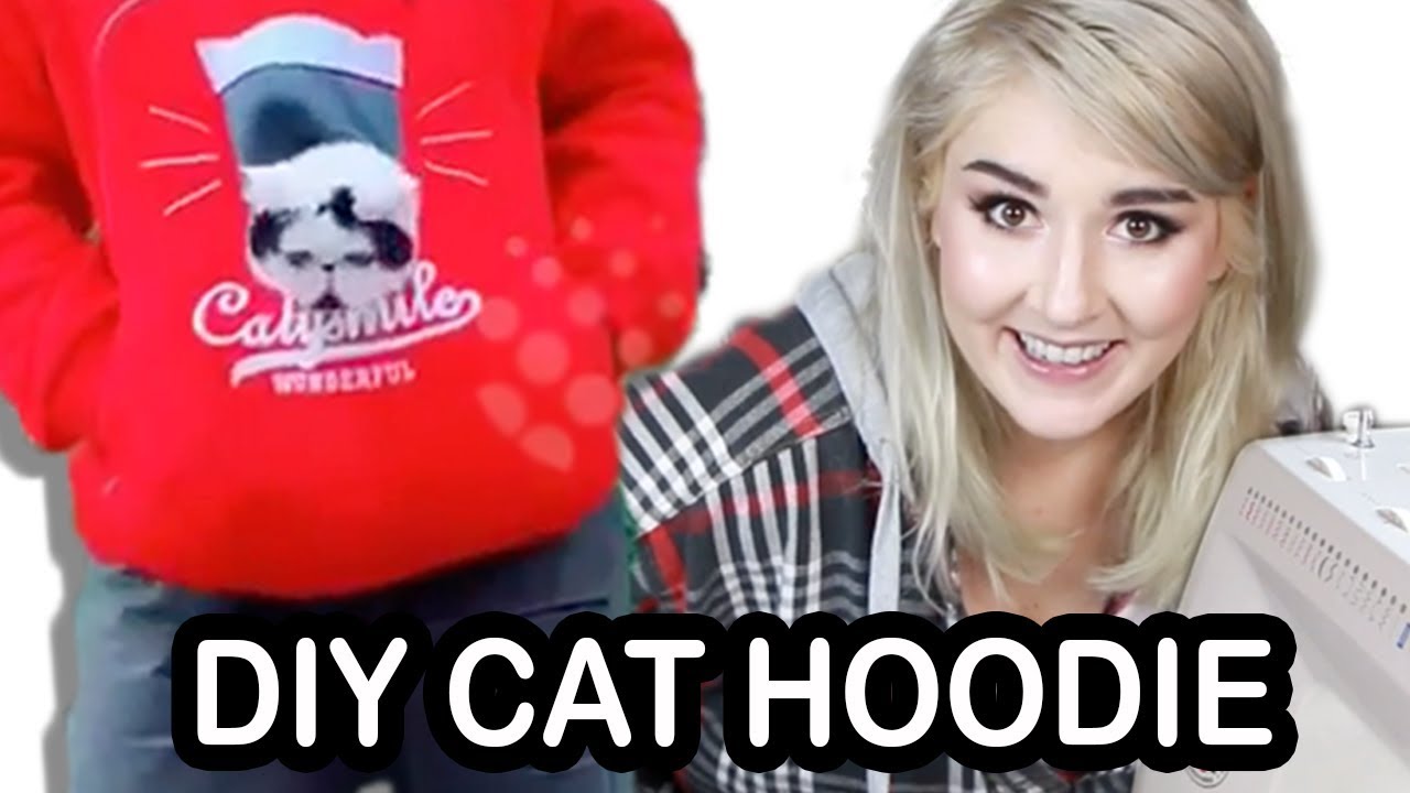 just making a hoodie that my cats can hangout inside