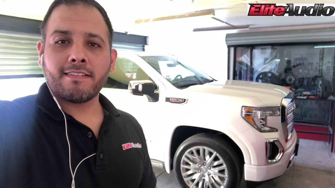 Elite Audio - GMC Sierra Denali 2020 - HERTZ / Audiocontrol / JL Audio / Mmats - Parte 1