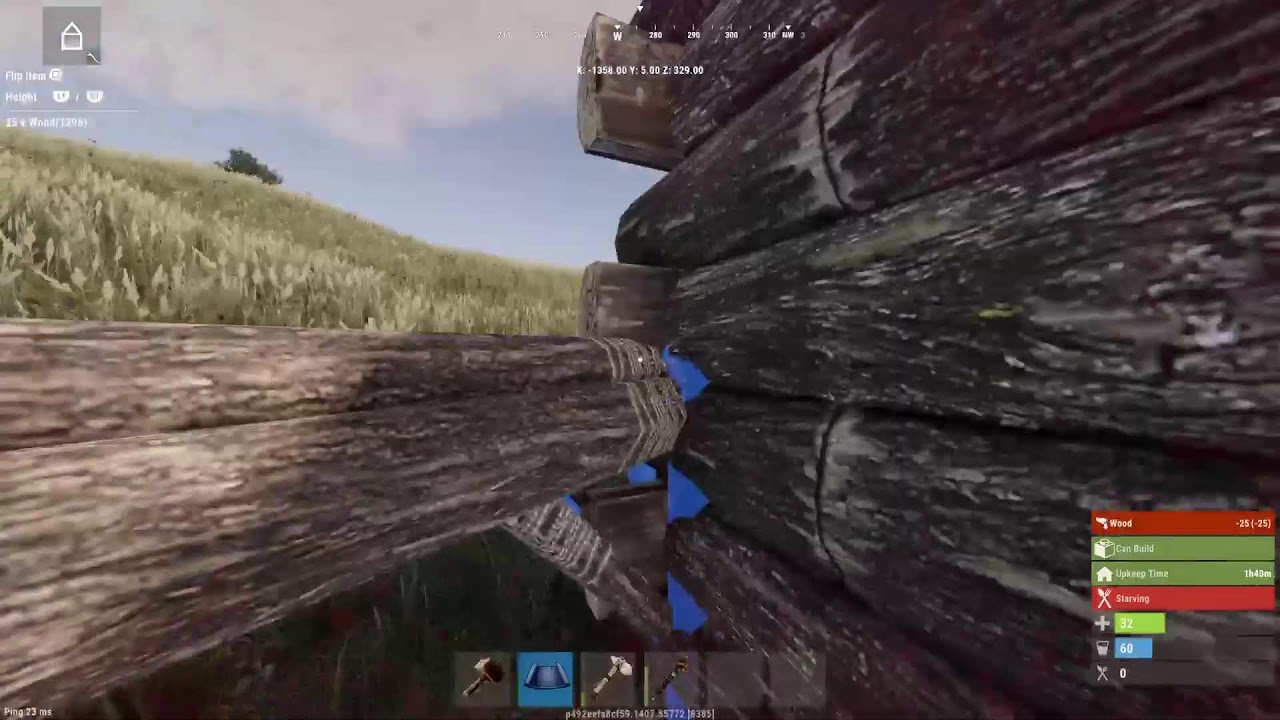 Rust 1st time 60 player sever lets go # bigbirdgaming