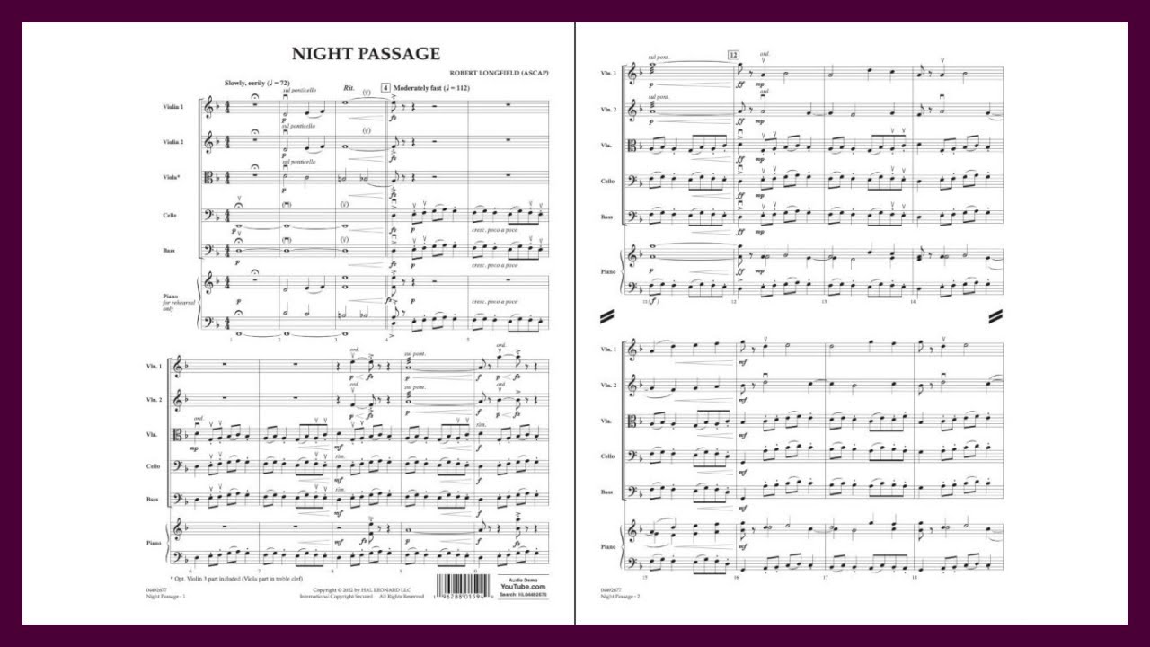 Night Passage by Robert Longfield