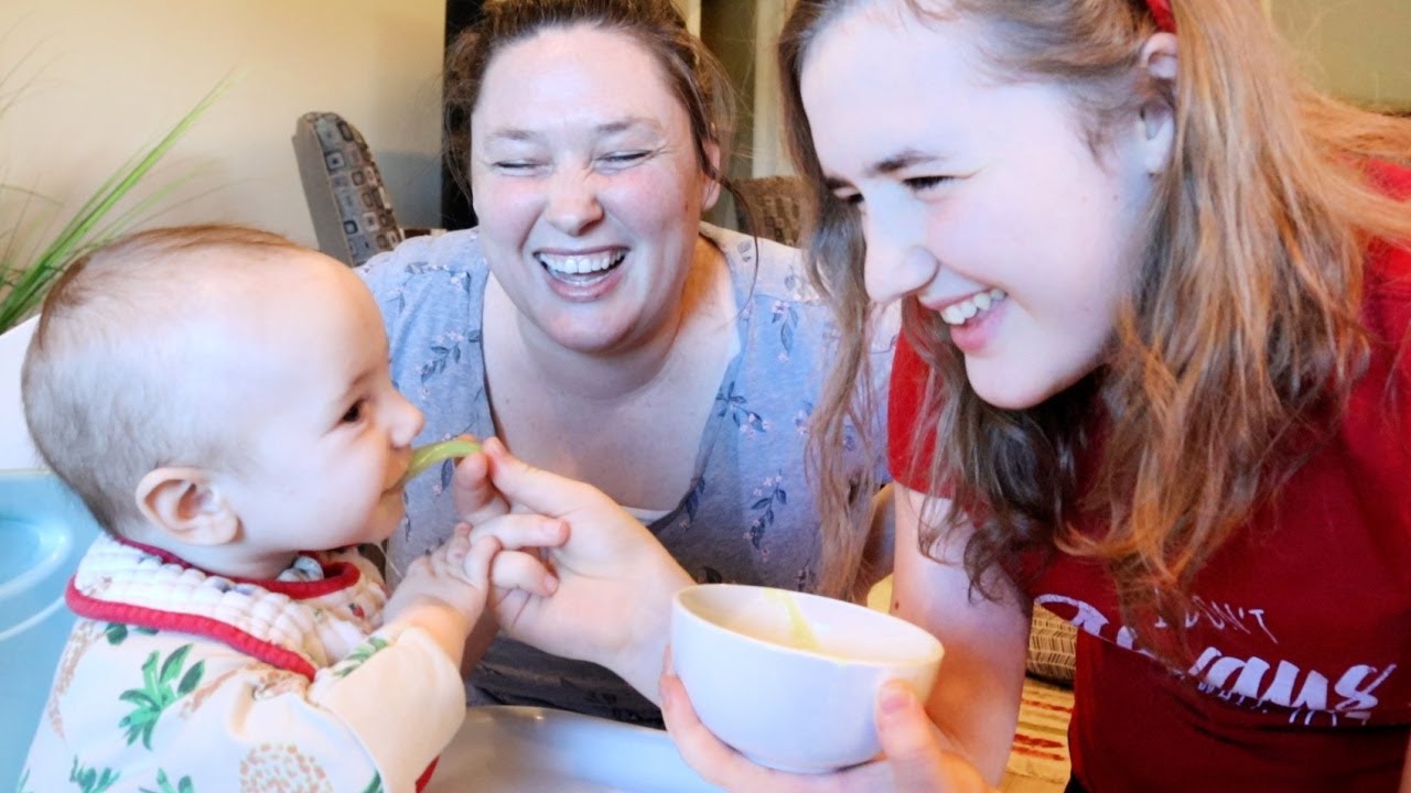 Teddy's FIRST FOOD!