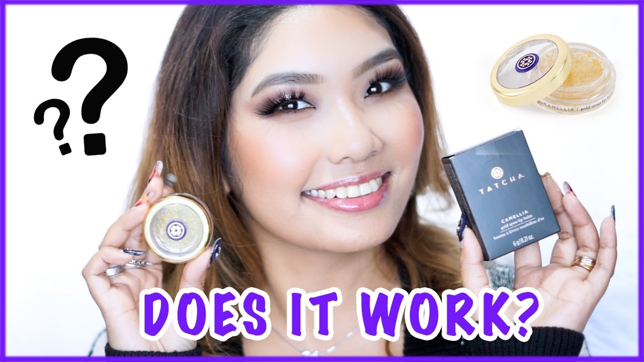 Tatcha Camellia Gold Spun Lip Balm Honest Review