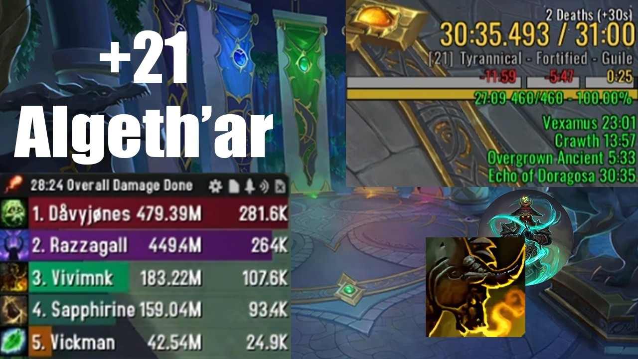+21 Algeth'ar no comms pug - Master of Harmony Brew Monk PoV