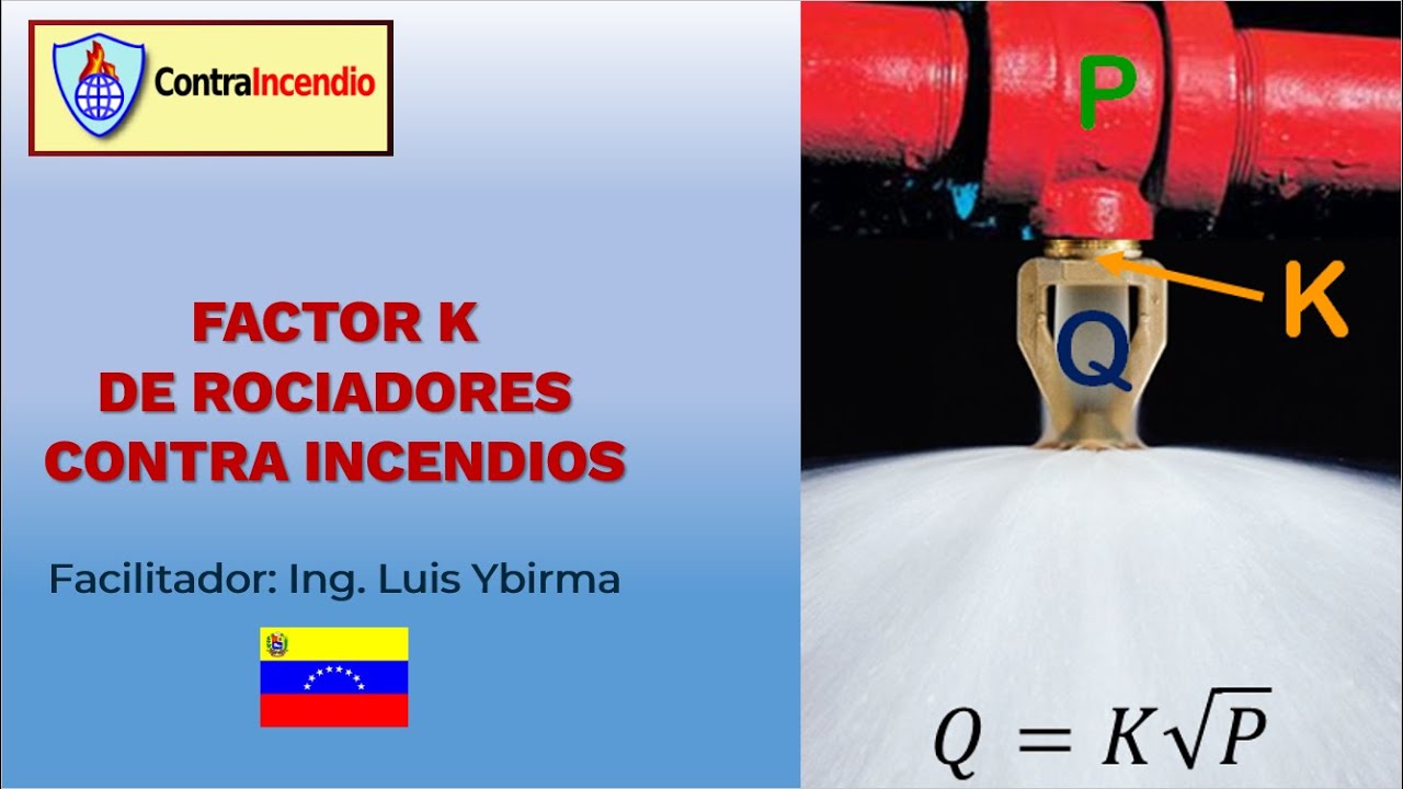 ¿Qué es el Factor K de los Rociadores Contra Incendios? ¿Cómo se Determina?