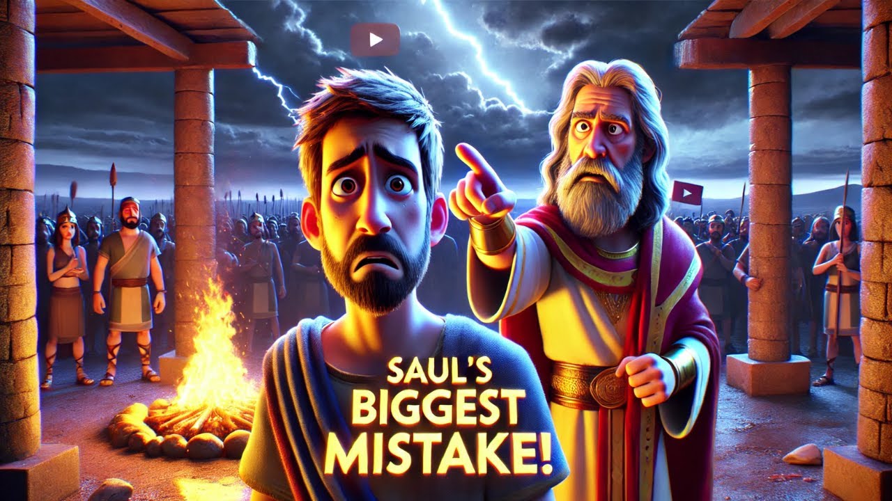 How One Impatient Decision Cost Saul His Destiny | A Powerful Bible Story | Animated Bible Stories