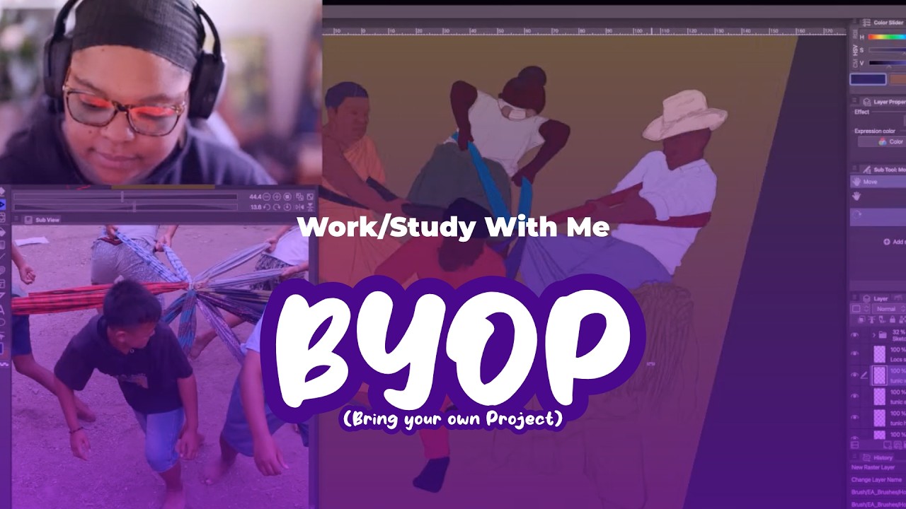 Bring Your Own Project | Chill Work/Study With Me - Episode 40