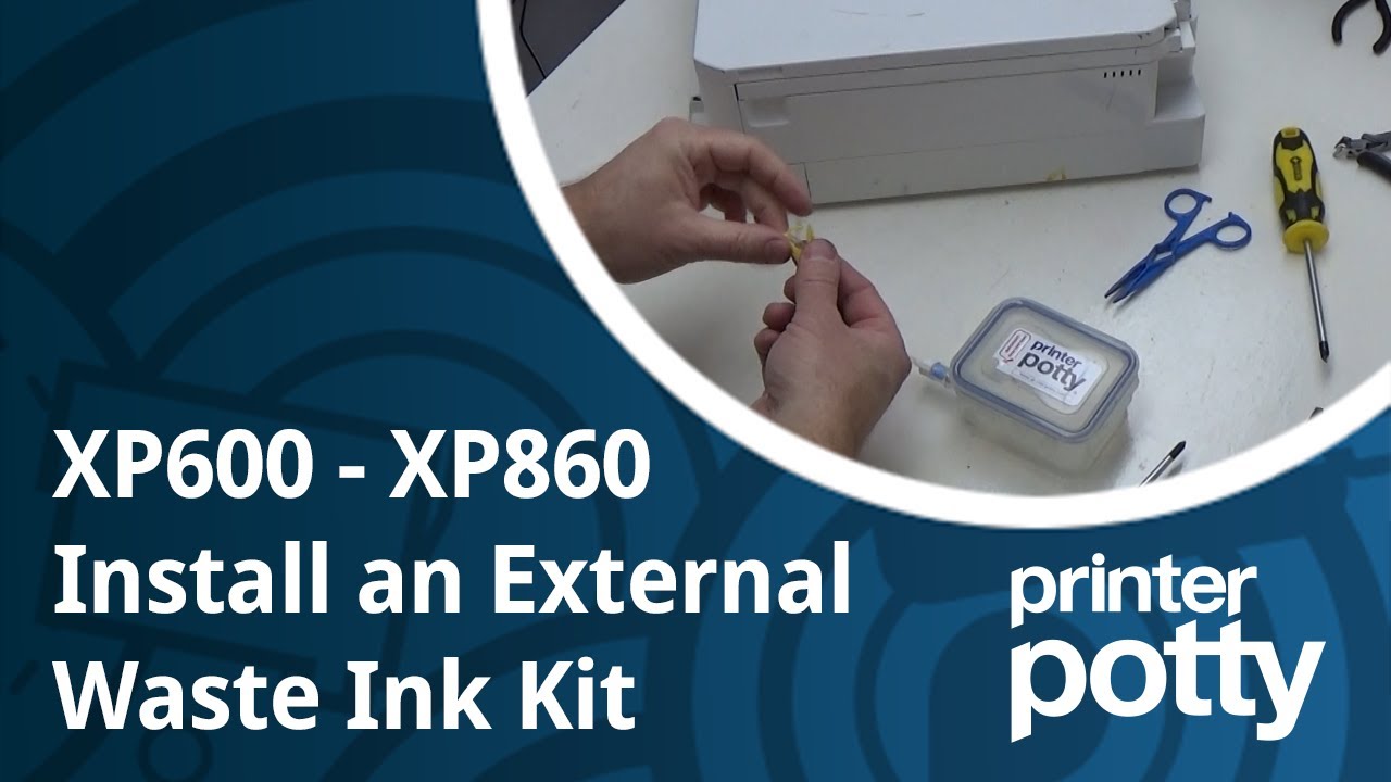 Waste ink kit install for XP-645 and XP500 to XP860 (except the XP-510)