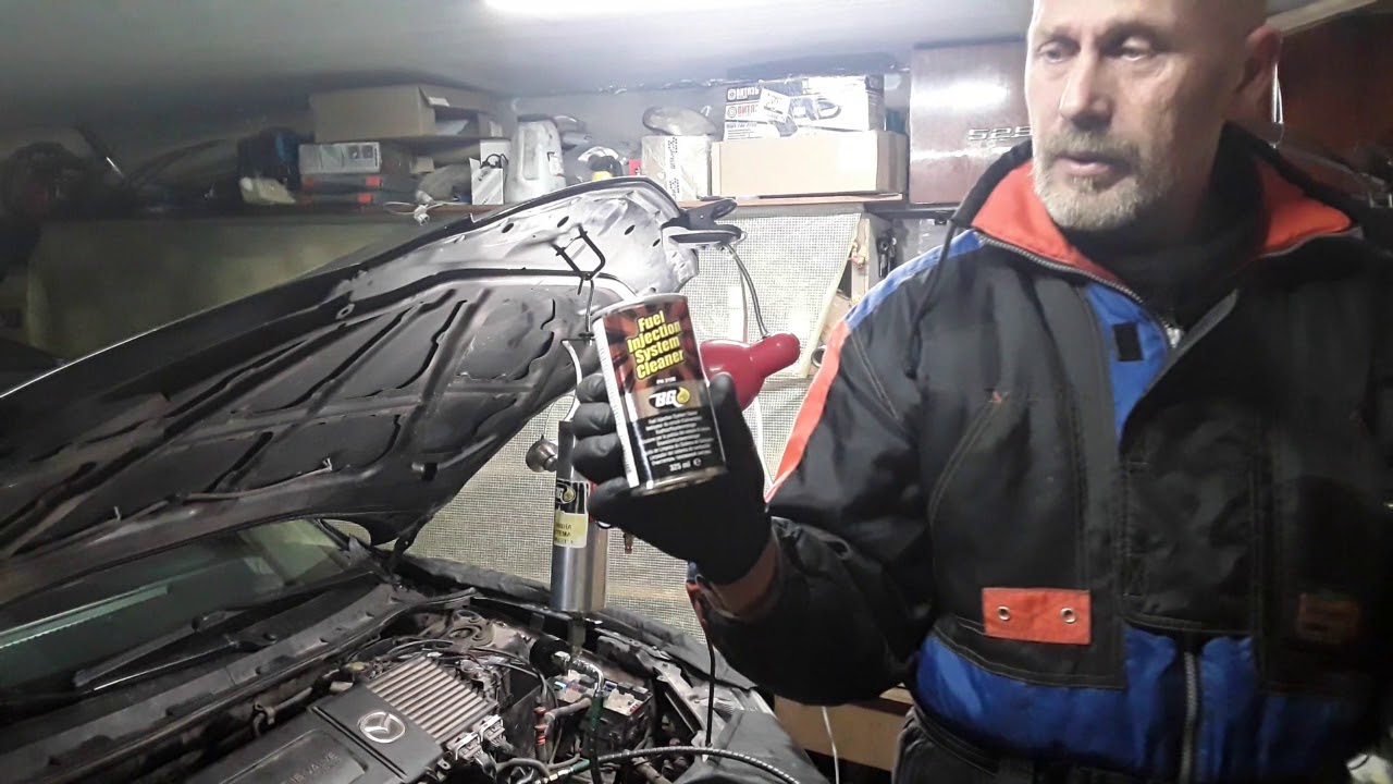 Mazda 3. Промывка форсунок, чистка впуска. Сервис  BG