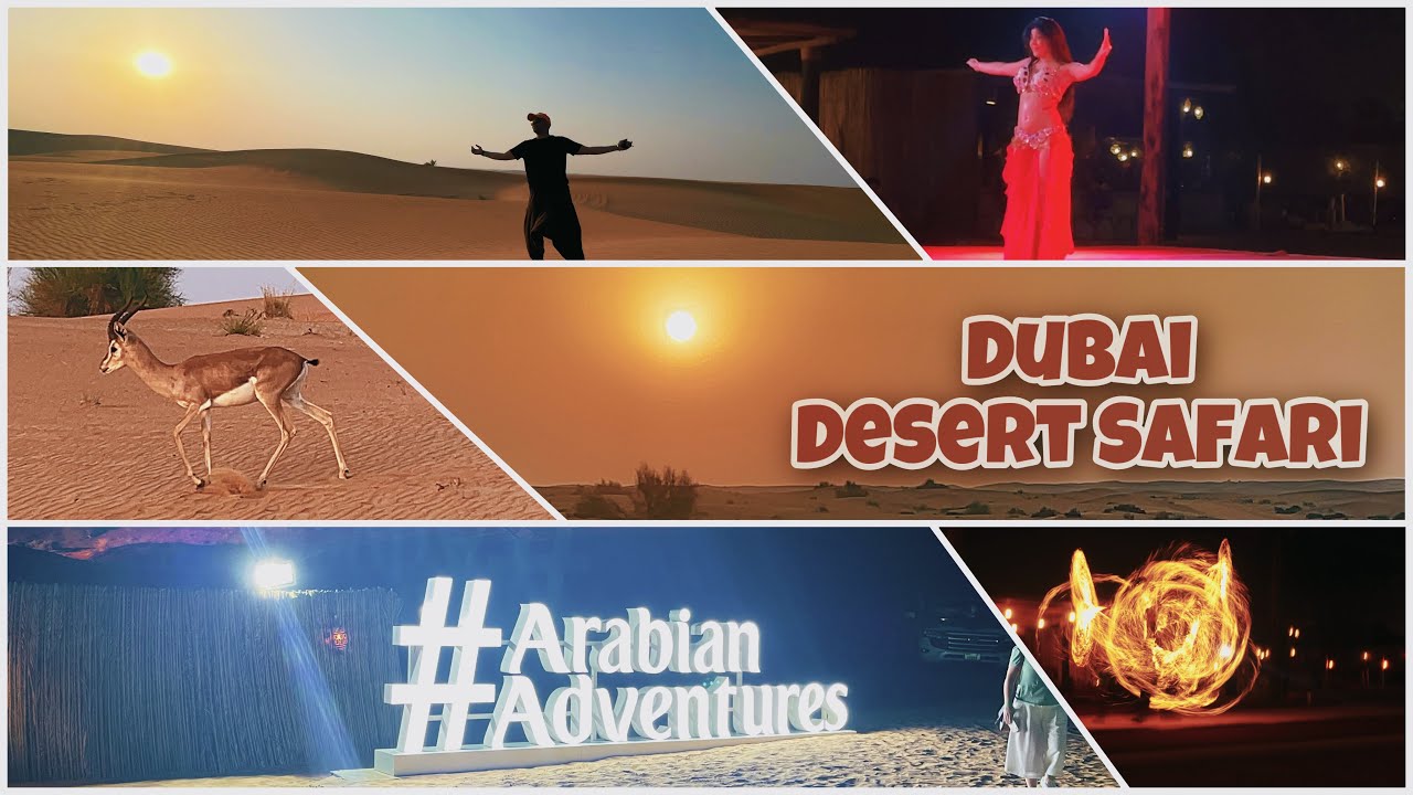 Dubai Vlog | Evening Desert Safari | Arabian Adventures | Dubai Desert Conservation Reserve | 2022