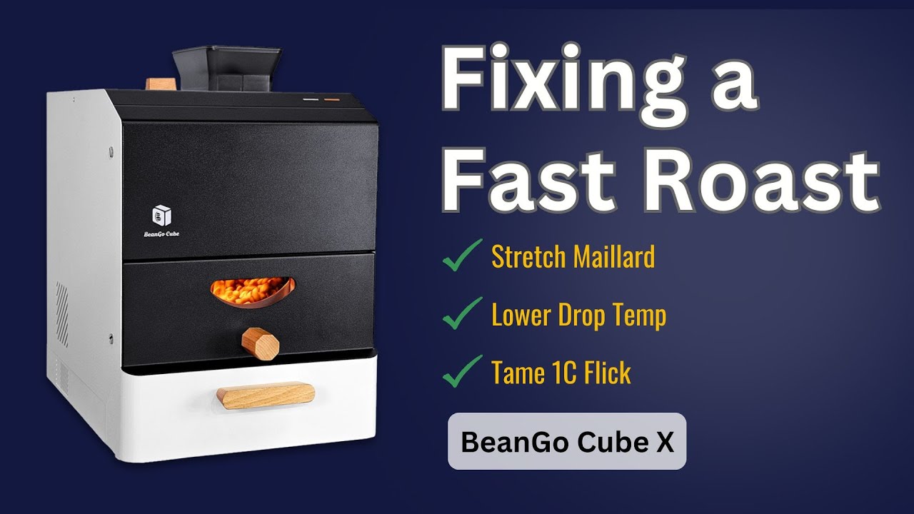 Fixing a Fast Roast: How I Stretched Maillard & Lowered Drop Temp on BeanGo Cube X