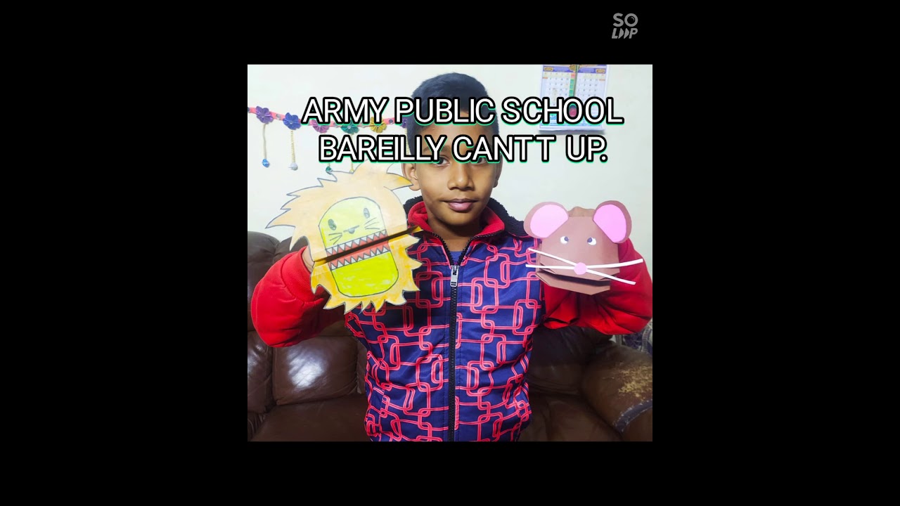 The Puppetry Art Activity made by Students of Army Public School Bareilly cantt UP. (1)