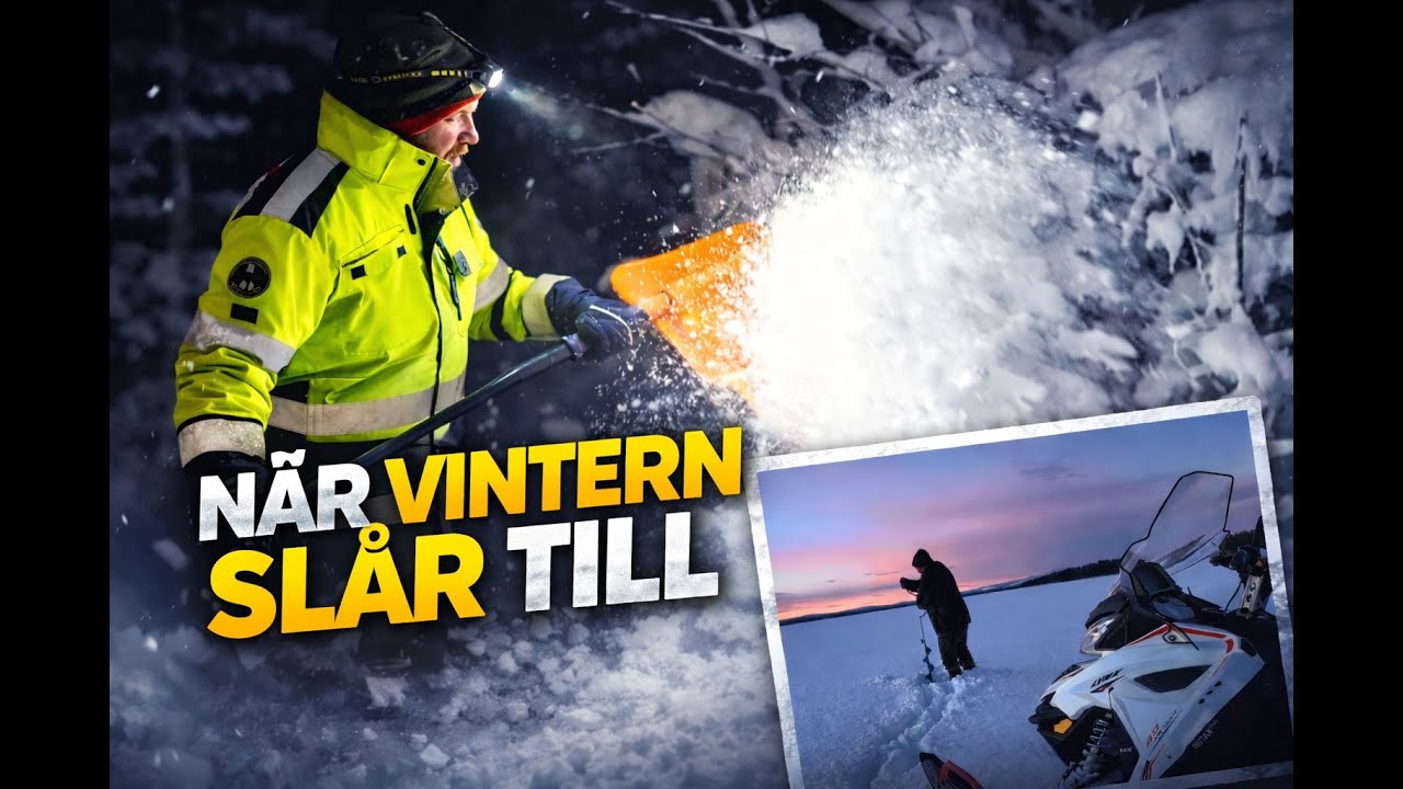 Mat över Eld, Skoter & Snö – En Riktig Vinterdag i Norrland
