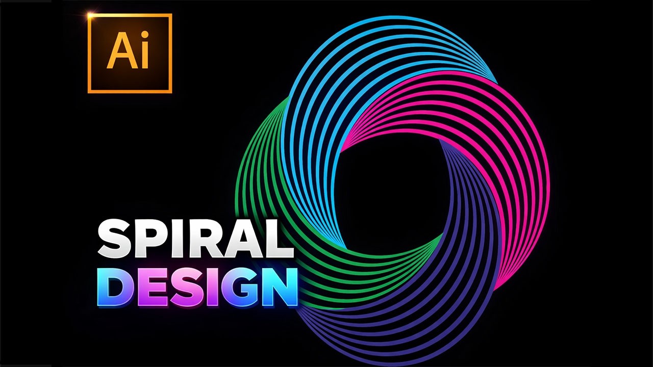 Modern Abstract Spiral Logo Design