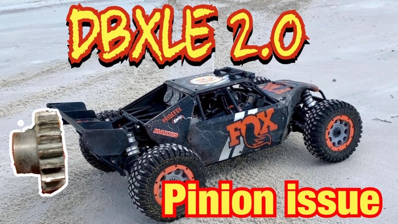 Big Losi DBXLE 2.0 Gets a new pinion ( crazy wear ) and a Nice leisurely Sunday Drive