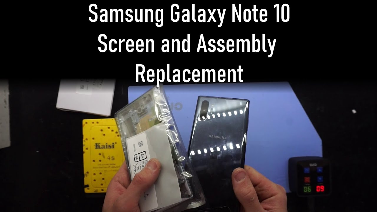 Замена дисплея и рамки Samsung Galaxy Note 10 Plus