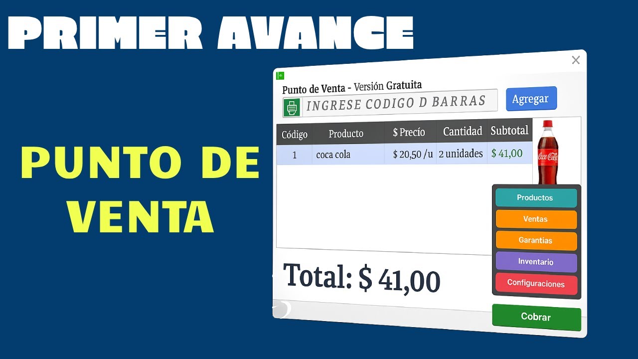 Este software de punto de venta es GRATIS (avance real)