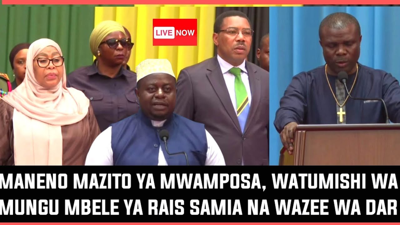 🔴#live_MANENO MAZITO YA MTUME MWAMPOSA MBELE YA RAIS SAMIA, AKIKUTANA NA WAZEE WA DAR ES SALAAM 