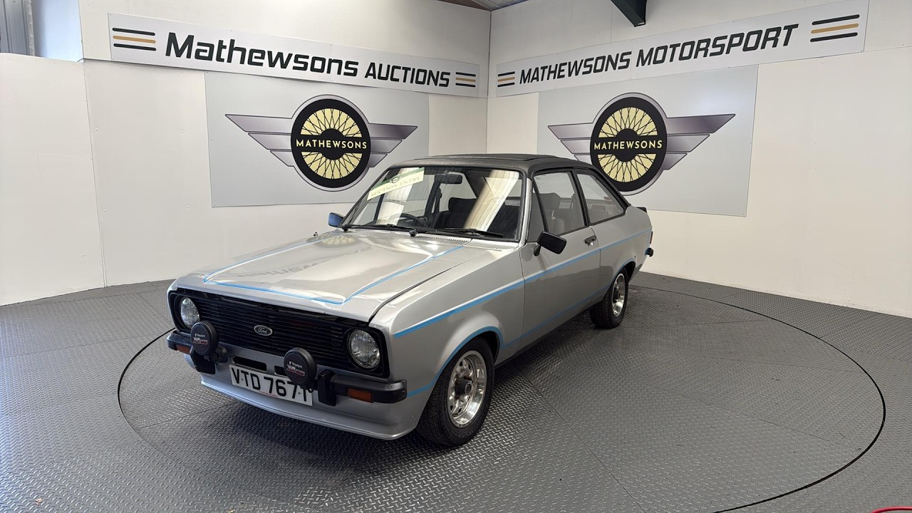 Ford Escort 1600 Sport 1979 года выпуска | Mathewsons Classic Cars | Аукцион: 15, 16 и 17 апреля ...