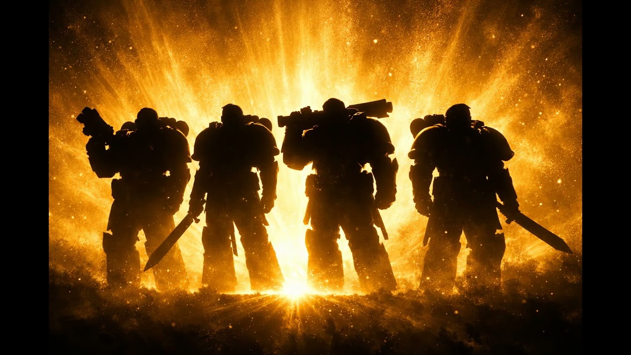 «Сталь и Верность — Локен. Гаро. Тарик. Тарвиц.»  Warhammer 40k 