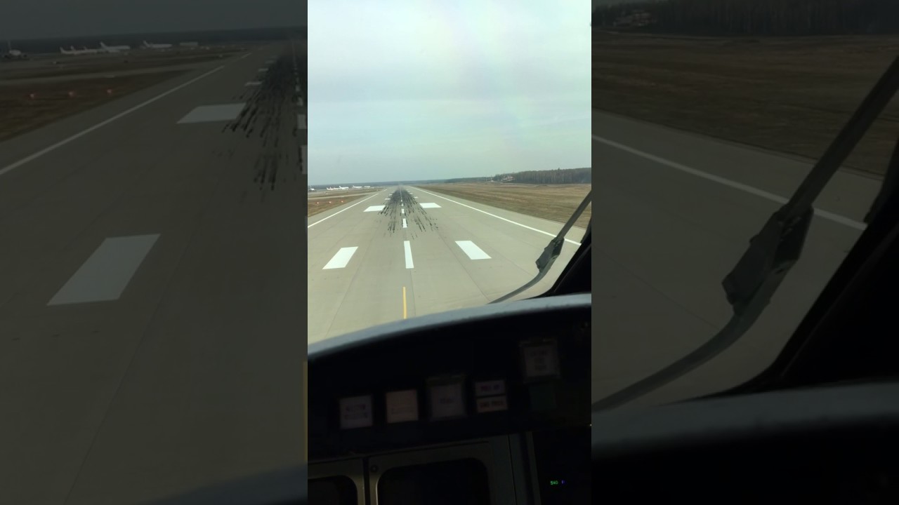 HGS (ILS approach RW14R UUDD) посадка в Домодедово.