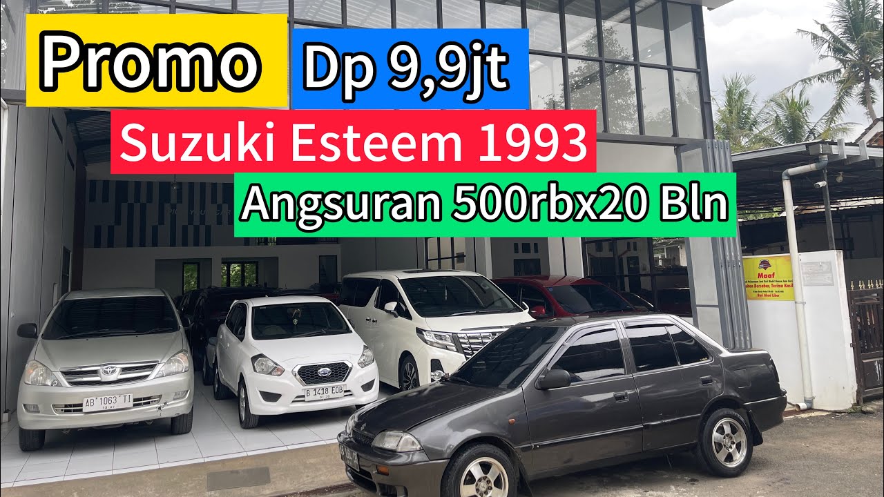 Promo Suzuki Esteem 1993 Cukup 9jtan saja angsuran 500rb /bulan