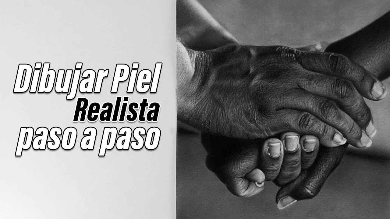 como dibujar PIEL REALISTA PASO A PASO I SOMBREAR TEXTURA, ARRUGAS