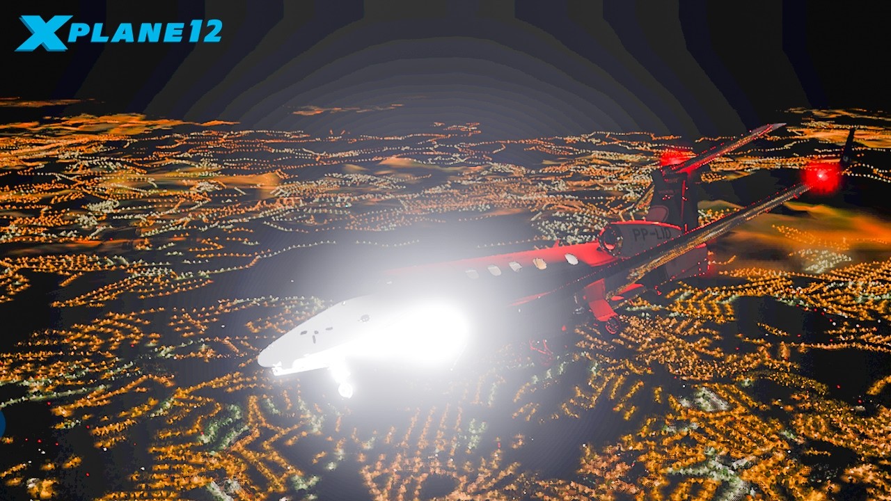 X-Plane 12 #10 Embraer Phenom 300 PP-LID SBFL - SBGR