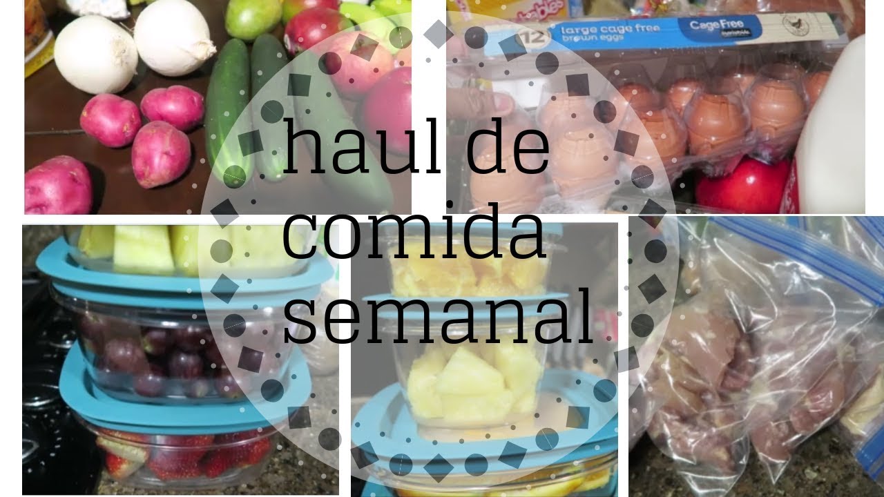HAUL DE COMPRA DE COMIDA SEMANAL | GROCERY HAUL TIPS DE COMO ORGANIZO LA  COMIDA