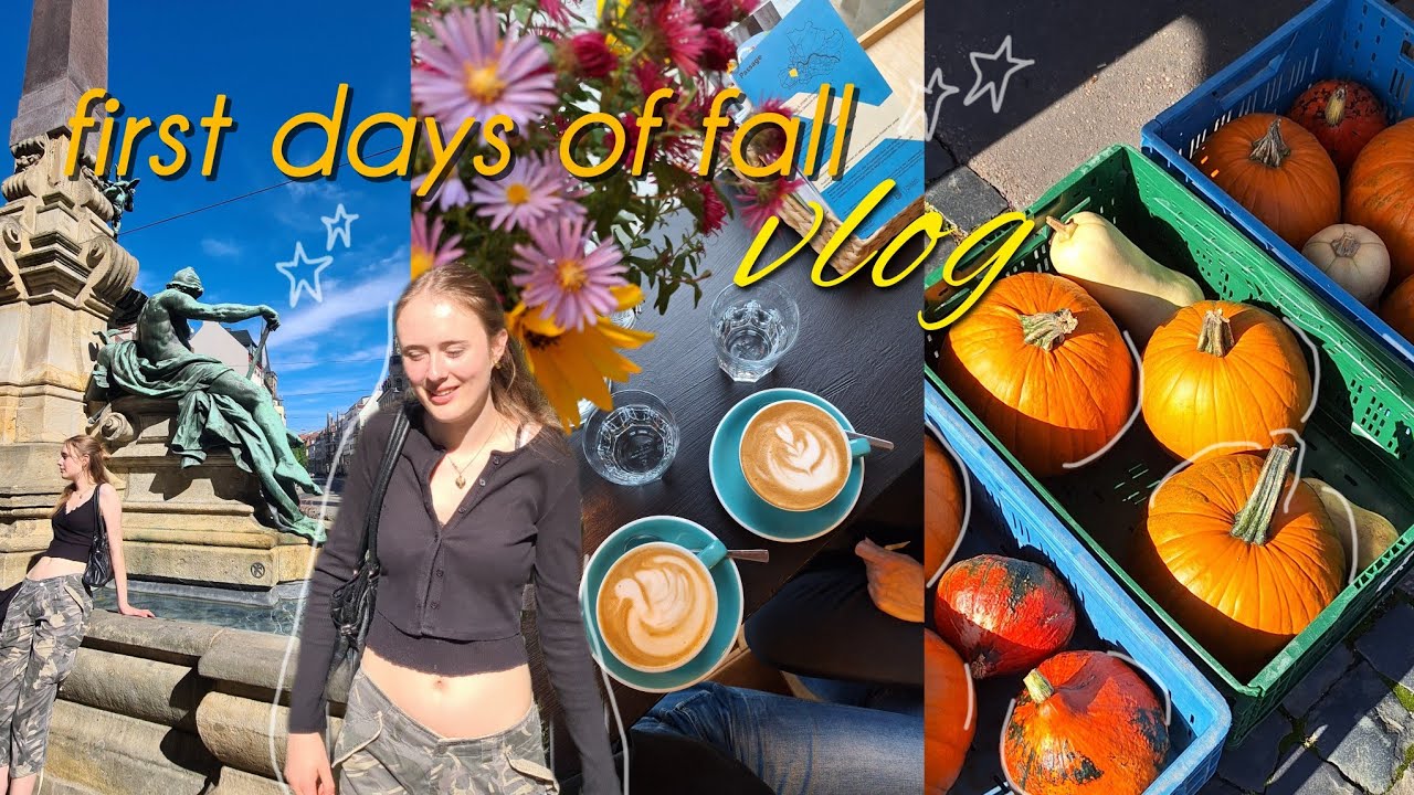 first days of fall vlog 💫🍂 Cozy Road Trip, Autumn Aesthetic & Vegan Food