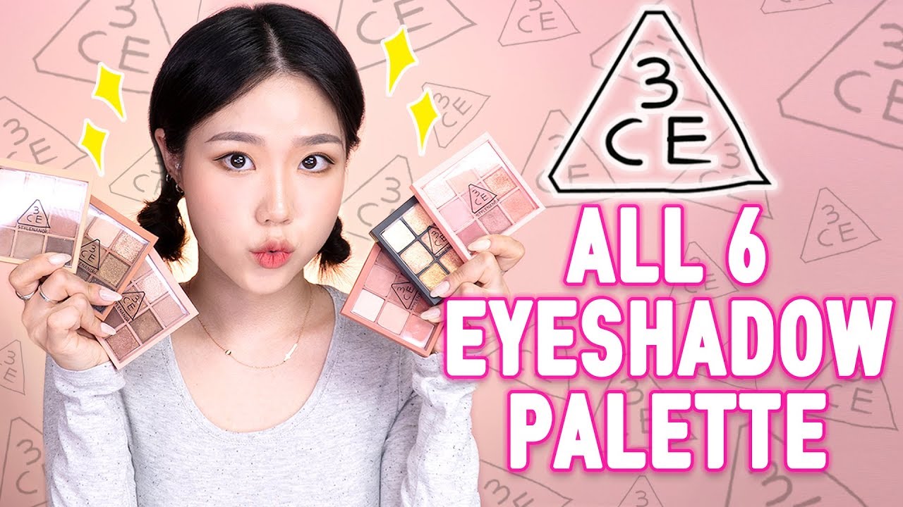 [CC] Все 6-ть мульти палетки Color Eye Palettes от 3CE🤩(3 CONCEPT EYES)