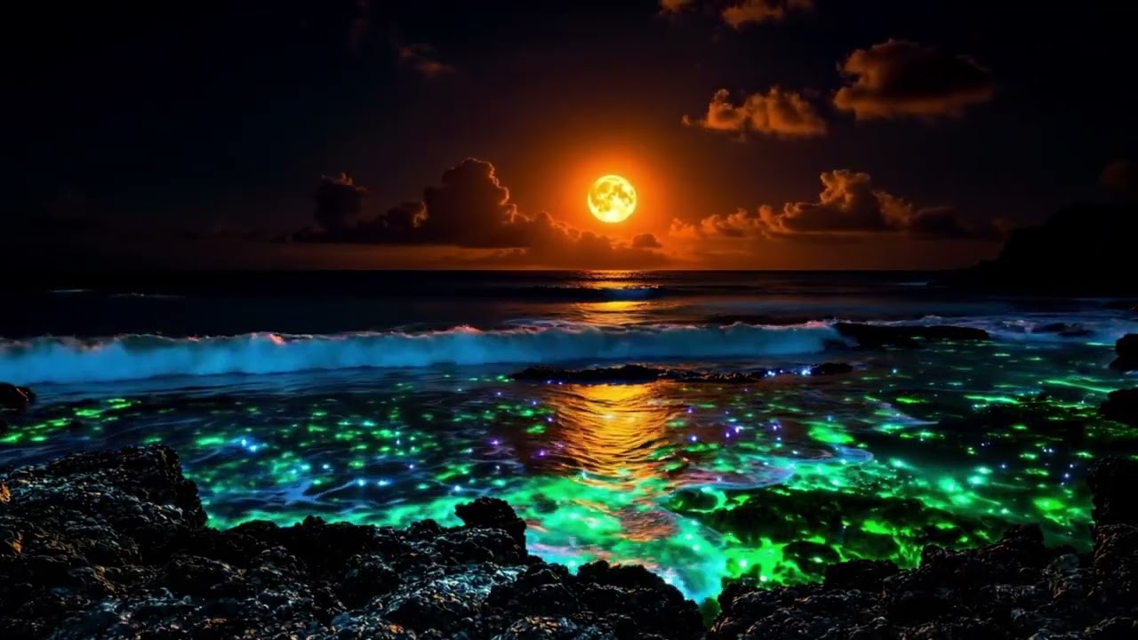 No Ads • Relaxing Sleep Music with Piano & Sea Waves for Deep Sleep, Lucid Dreams & Anxiety Relief