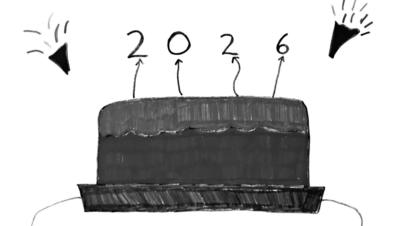 New cake with 2026